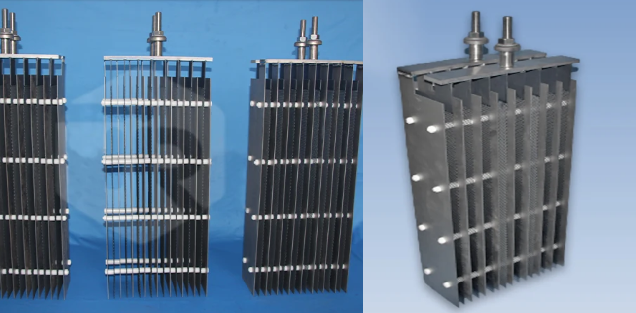 Ru-Ir Ti electrode
