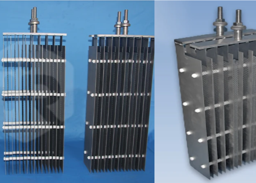 Ru-Ir Ti electrode